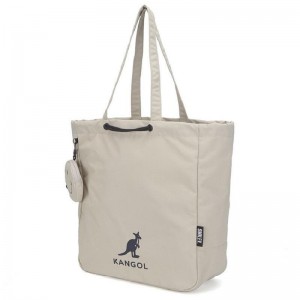 Kangol x Smiley Shopper Bag- Light Beige 8009